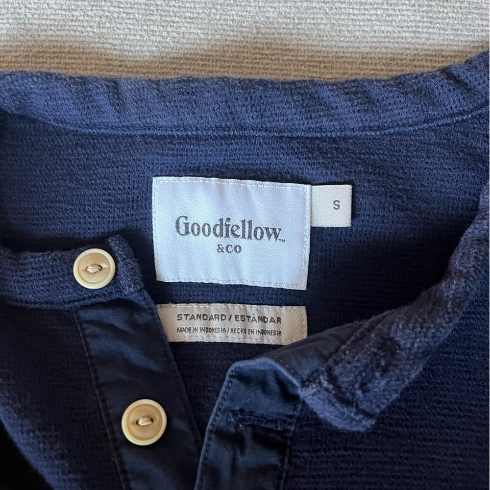 Thermal Navy Shirt - Picture 2 of 3